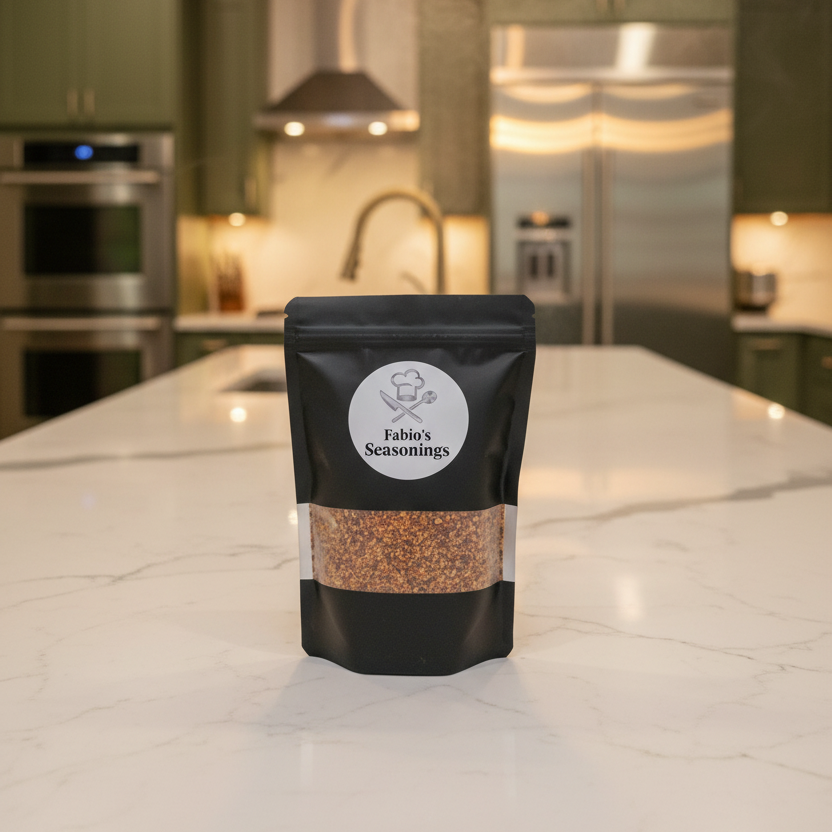 8oz Pouch - White Marble Gourmet Kitchen