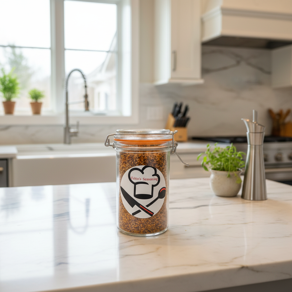 Fabio's Seasonings - 16 oz Mason Jar