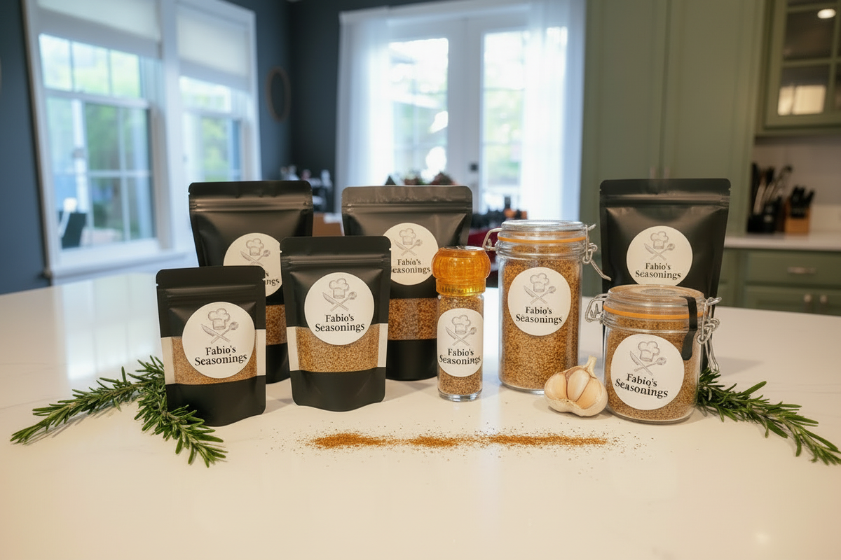 Fabio's Seasonings Minimal Kitchen